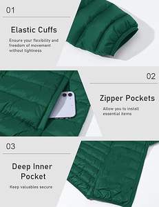 2025 calidad superior impermeable ligero aislado invierno prendas de vestir exteriores moda Streetwear a granel proveedor al por mayor - Product Image 5