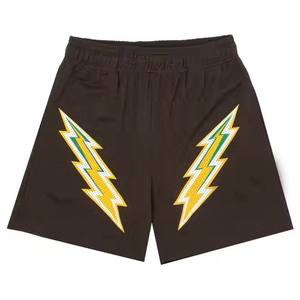 กางเกงขาสั้นลำลองเอวกลางสำหรับผู้ชายสไตล์ทึบพร้อมเชือกผูกสำหรับเข้ารูปทันสมัยใส่สบายย้อมสีเรียบสำหรับสไตล์ฤดูร้อน - Product Image 3