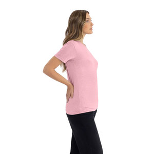 T-shirt classique unisexe For Level 6210 léger 100 % coton, personnalisable avec logo, rose clair, respirant et écologique - Product Image 1