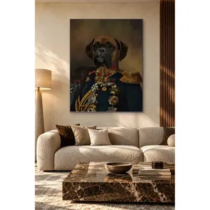 Impression sur toile de l'uniforme de maréchal bleu marine Fida - Product Image 2