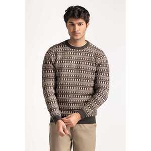 เสื้อคาร์ดิแกนคอกลมลายเรขาคณิตสำหรับผู้ชาย ผ้าฝ้าย 100% เสื้อฮู้ดสำหรับฤดูใบไม้ร่วง พิมพ์ลายตัวอักษรและตกแต่ง - Product Image 6