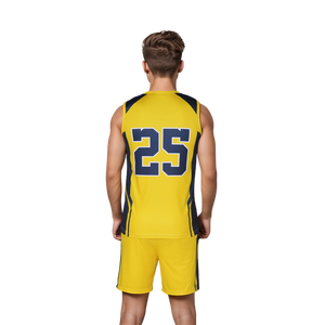 Camisetas y pantalones cortos de voleibol de estilo profesional con impresión por sublimación personalizada OEM con tela de secado rápido, nombre del equipo y número de Jugador - Product Image 5