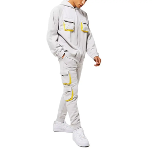 New Arrival Winter Six Pocket Jogger Sport Wear New Style Fashion Fitness Gym Men Tracksuits & Sweat <b>Suits</b> - Product Image 4