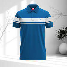 Rayures haut de gamme pour polo Mélange de fibres naturelles lisses et soyeuses Style quotidien avec motif imprimé élégant pour des tenues surélevées - Product Image 4