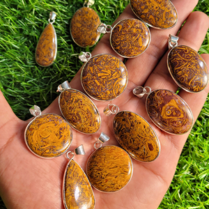 หินประดิษฐ์ตัวอักษรคุณภาพดีที่สุด Cabochon ประดิษฐ์ตัวอักษรกึ่งมีค่าโลหะจี้อัญมณีหลวม Cabochon อัญมณีหลวม - Product Image 6