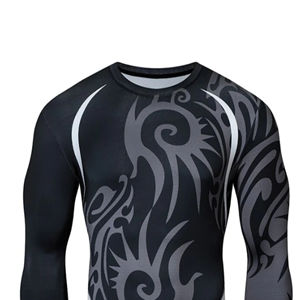 Hot Selling <b>MMA</b> <b>Rash</b> <b>Guard</b> Customized Color <b>MMA</b> <b>Rash</b> <b>Guard</b> Wholesale Price <b>MMA</b> <b>Rash</b> <b>Guard</b> top quality with cheap quality - Product Image 3
