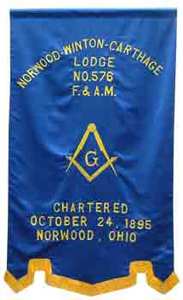 Regalia Lodge 66 Degree Masonic Memphis Misread Collar <b>APRON</b> KIT - Product Image 5