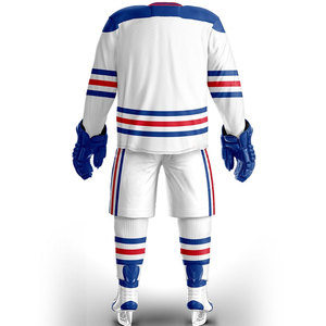 ชุดเสื้อฮอกกี้น้ำแข็งทีมกีฬาคุณภาพสูง โลโก้สั่งทำ ทรงเข้ารูป - Product Image 2