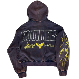 Sudaderas con capucha informales sólidas totalmente personalizadas de alta calidad con tela de lana transpirable de secado rápido para invierno - Product Image 4