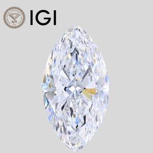 Diamante de Laboratorio Marquise de 1 Quilate, Corte Marquise, Claridad E Vvs1 Vvs2 Vs1 Vs2 - Product Image 1