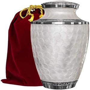 Adult Cremation Urns Modern Handmade Aluminum & Brass for Bulk Distribution - Product Image 1