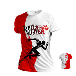 Camiseta deportiva personalizada de bajo rendimiento MOQ para hombre, camiseta informal de LICRA para gimnasio, algodón hilado en anillo peinado, estampado en blanco - Product Image 3