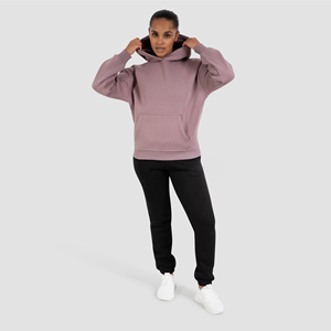 Respirant léger femmes surdimensionné sweats à capuche vierges plus rapide Logo personnalisé impression goutte épaule surdimensionné sweats à capuche vierges - Product Image 6