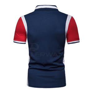 Camiseta de Hombre de Marca Propia, 100% Algodón, Lisa, Cómoda, Corte Regular, Decoración con Botones, Antiarrugas, Secado Rápido, Tejida - Product Image 2