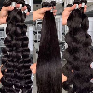 Extensiones de Cabello Humano Remy 10A, Lisas y Onduladas, de la India, con Tecnología Nano, Sin Enredos, Unisex, Hechas con Cabello Humano Virgen - Product Image 1
