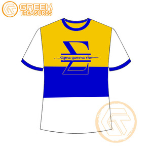 Vente en gros de t-shirt Sigma Gamma Rho pour femmes vêtements de sororité jersey de coton t-shirt respirant de haute qualité vêtements grecs pour femmes - Product Image 1