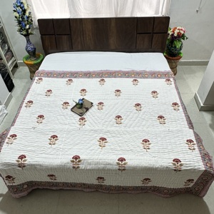 Cổ Điển Hoa Tay Khối In Quilt Đặt Mềm Bông Bộ Đồ Giường Với Mô Hình Mới Khâu Kỹ Thuật Cho Nhà & Khách Sạn Trang Trí Nội Thất - Product Image 1