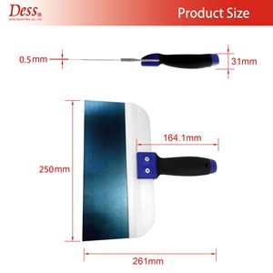 Putty Knife With Rubberized Handle For Putty Smoothing And Patching Work - Product Image 3
