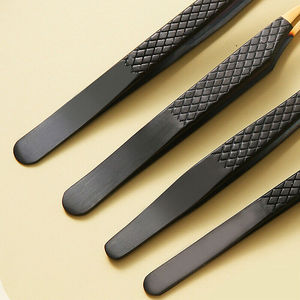 Pince à épiler professionnelle de haute qualité en acier inoxydable Gray Rocks GE-1803-34, pointe fine pour les applications de beauté - Product Image 5