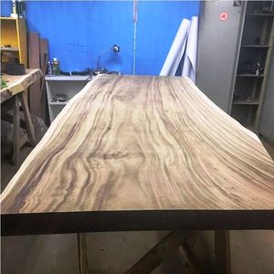 Custom Solid Suar Wood <b>Dining</b> Furniture Set with Live Edge & Square Shape Tropical Modern Design-Home Furniture From Indonesia - Product Image 1