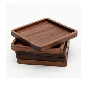 Posavasos de madera, taza de café redonda de fábrica, posavasos de madera, superventas, venta y decoración moderna para el hogar, posavasos multifunción - Product Image 2