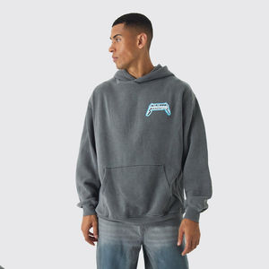 Pull à capuche en coton pour hommes de haute qualité personnalisé 3XL bouffée impression broderie Logo DTG sérigraphie sweats à capuche hiver hiver - Product Image 1