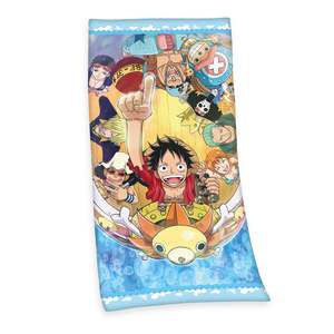 Toalla de Playa de One Piece con Diseño Personalizado de Monkey D. Luffy y los Piratas del Sombrero de Paja, Secado Rápido, para Gimnasio, Verano y Baño, con Bolsa - Product Image 2