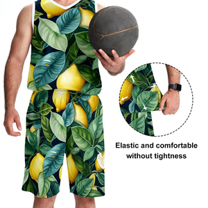 Vêtements de sport en polyester de haute qualité pour hommes, ensemble d'uniformes de basket-ball, dernier style imprimé, vente en gros directe d'usine - Product Image 5