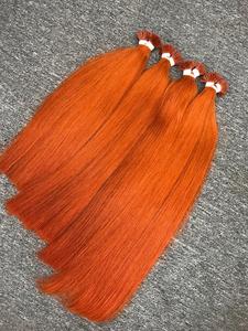 Prix d'usine Premium I-Tips Vietnamien Remy Extensions de cheveux Naturel Droit Chaud Briquet Orange Couleur Grand Stock Bundles Cheveux - Product Image 5