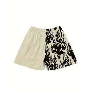 Los mejores pantalones cortos atléticos de malla Unisex, ropa Unisex de malla informal con patrón sólido, personalizada, holgada, con cintura elástica - Product Image 2