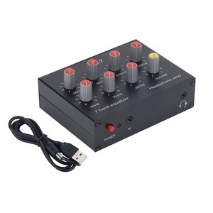 EQ-7 Tai nghe amp 7 ban nhạc Equalizer khuếch đại tai nghe Khuếch đại + USB DC Cáp cho PC điện thoại di động - Product Image 1