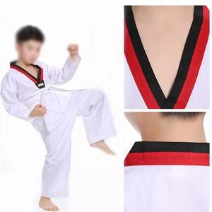 Uniforme de karaté personnalisé avec logo pour hommes, costume d'arts martiaux de haute qualité, doux et confortable, par Elegant Sports - Product Image 5