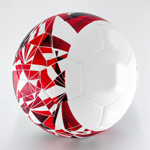 Balón de fútbol para exteriores con unión térmica de cuero sintético duradero de la más alta calidad, competición de rendimiento único, Fútbol sin costuras - Product Image 1
