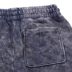 Pantalones Cortos de Algodón para Hombre, Cintura Media, Estilo Urbano, Lavado Ácido, Hechos con Material Resistente, Diseño Liso, Nueva Colección en Oferta - Product Image 5