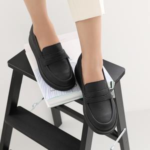 [JSHOE] Mocasines de Piel de Cordero Genuina Hechos a Mano para Mujer, Tacón Bajo de 4.5cm, Zapatos Casuales Cómodos para Caminar - Product Image 2