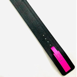 Cinturón de Levantamiento de Pesas de Cuero Negro de 4 Pulgadas con Hebilla de Palanca de Alta Resistencia - Product Image 6