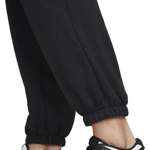 กางเกงจ็อกเกอร์เอวยางยืดสำหรับผู้หญิงกางเกงทรงหลวมสีดำ - Product Image 4