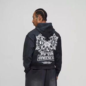 Custom <b>Men's</b> <b>Oversized</b> <b>Hoodie</b> Wholesale Manufacturer Breathable Cotton Blended <b>Oversized</b> <b>Hoodie</b> <b>For</b> <b>Men</b> - Product Image 1