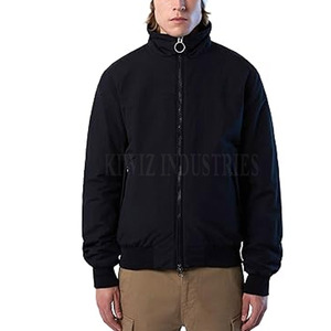 Veste en nylon Taslan respirante de haute qualité pour homme, avec col montant et logo frontal - Best-seller - Product Image 3