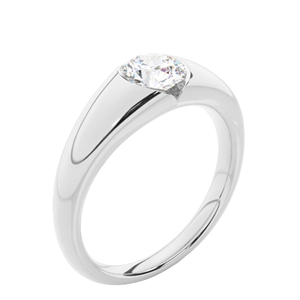 Anillo de bodas de oro amarillo sólido, 10K, 14K, 18K, estilo de moda, todo Ct, laboratorio de compromiso, ajuste de diamante cultivado, joyería certificada IGI - Product Image 3