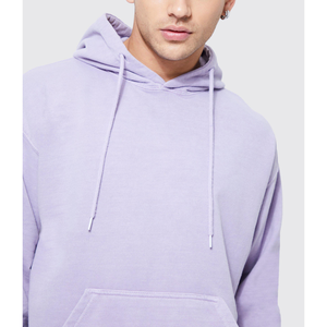YOURBRAND Chándal Unisex Color Lavanda con Capucha Completa y Logotipo Estampado, Corte Holgado Informal, 100% Trackstar, Marca Privada OEM - Product Image 4