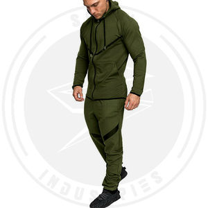 ชุดวอร์มเข้ารูปแบบผอมมีฮู้ดสำหรับผู้ชายชุดออกกำลังกายมีซิปมีฮู้ดระบายอากาศน้ำหนักเบาเหมาะกับฤดูหนาวเป็นมิตรกับสิ่งแวดล้อม - Product Image 6