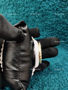 นาฬิกากลไกสำหรับผู้ชายเครื่องทดสอบเพชรแบบ100% ที่ผ่านการปรับแต่งความคมชัดของ VVS เพชรโมอิสซาไนต์เพชรเครื่องประดับที่ดีหรูหราพร้อมสายนาฬิกา - Product Image 4