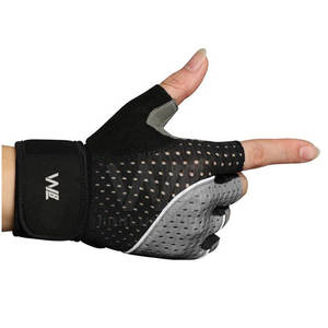 Guantes de cuero para levantamiento de pesas, guantes de levantamiento de pesas con logotipo personalizado, guantes de entrenamiento físico - Product Image 5