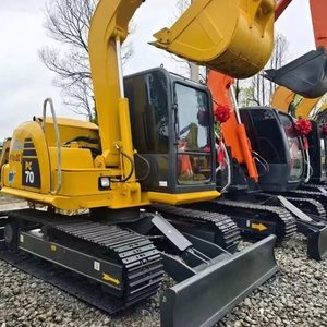 Pelle hydraulique Komatsu 7 tonnes PC70, équipement de creusement d'occasion en gros Eatoniyan Kawasaki Enerpac Hengli Komatsu's Bearing - Product Image 1