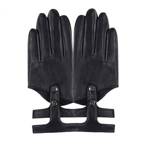 High Quality Customized Durable PU Leather Driving <b>Gloves</b> Winter Warm Waterproof with <b>Touchscreen</b> Fashionable Wholesale <b>Gloves</b> - Product Image 2