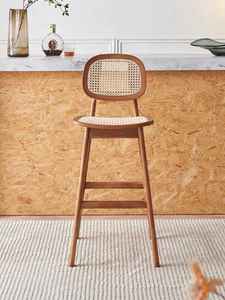 Tabouret de bar haut moderne et contemporain, nouvelle arrivée, ensemble de meubles en bois pour cuisine, café, hôtel, salle à manger par les fournisseurs - Product Image 3