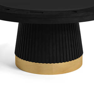 RAM Game Room Prohibition Series 60 Inch Poker Table Perfect <b>for</b> Home Game Rooms Travel Fun and Social Gatherings Indoor Sports - Product Image 4