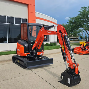 Mini-excavatrice Kubota de haute qualité, 1-2 tonnes, petite pelle sur chenilles pour travaux de jardinage, de construction, d'entretien routier et de terrassement - Product Image 1