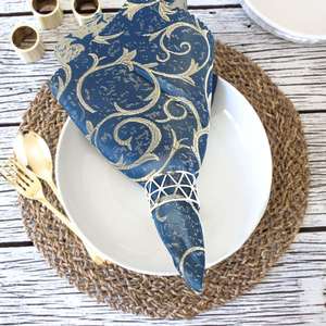 Élégant Nickel Plaqué Réutilisable Serviette Anneaux De Serviette En Métal De Qualité Fine Porte-Mouchoirs À Collectionner Cadeaux En Gros - Product Image 4